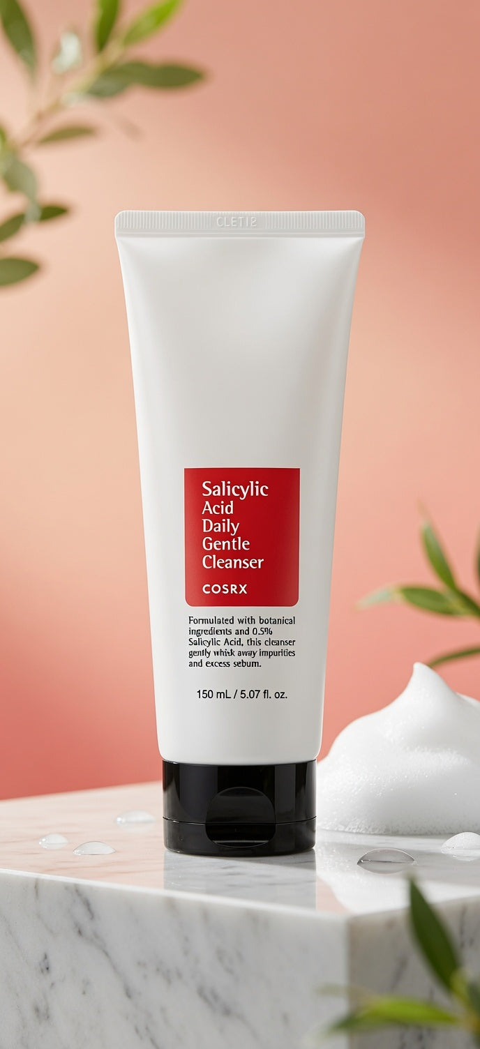 Cosrx Salicylic acid cleanser.
