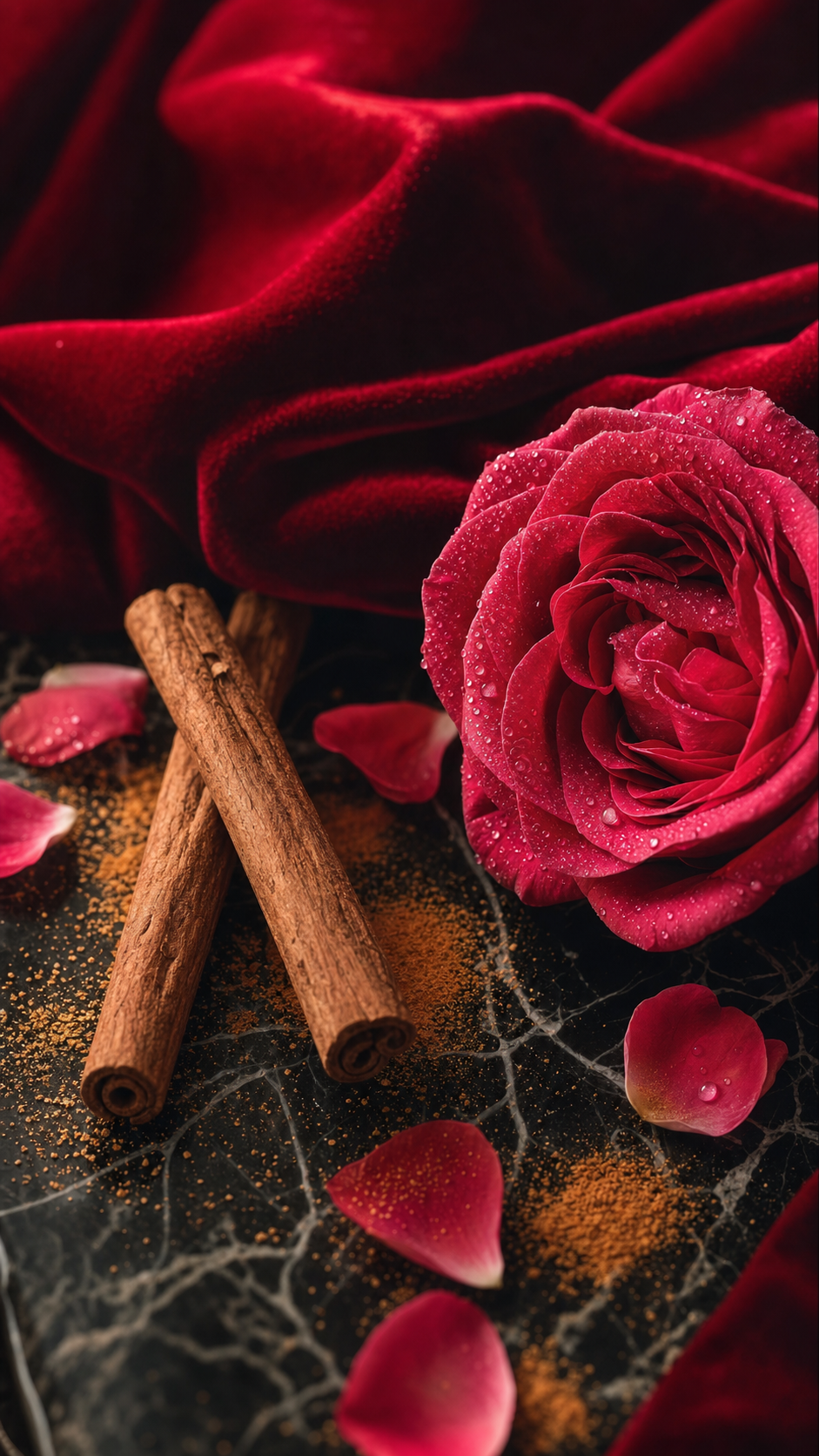 Bissap Kane Parfum — cannelle et rose de Damas, cœur épicé