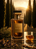 Kane Parfum Bois d'Or - allée de cyprès Toscane heure dorée