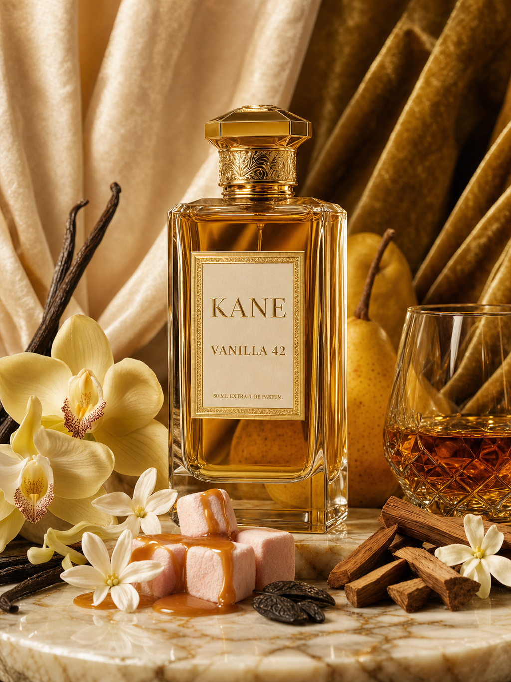 Kane Vanilla 42 — Extrait de Parfum 50 ml flacon velours bordeaux