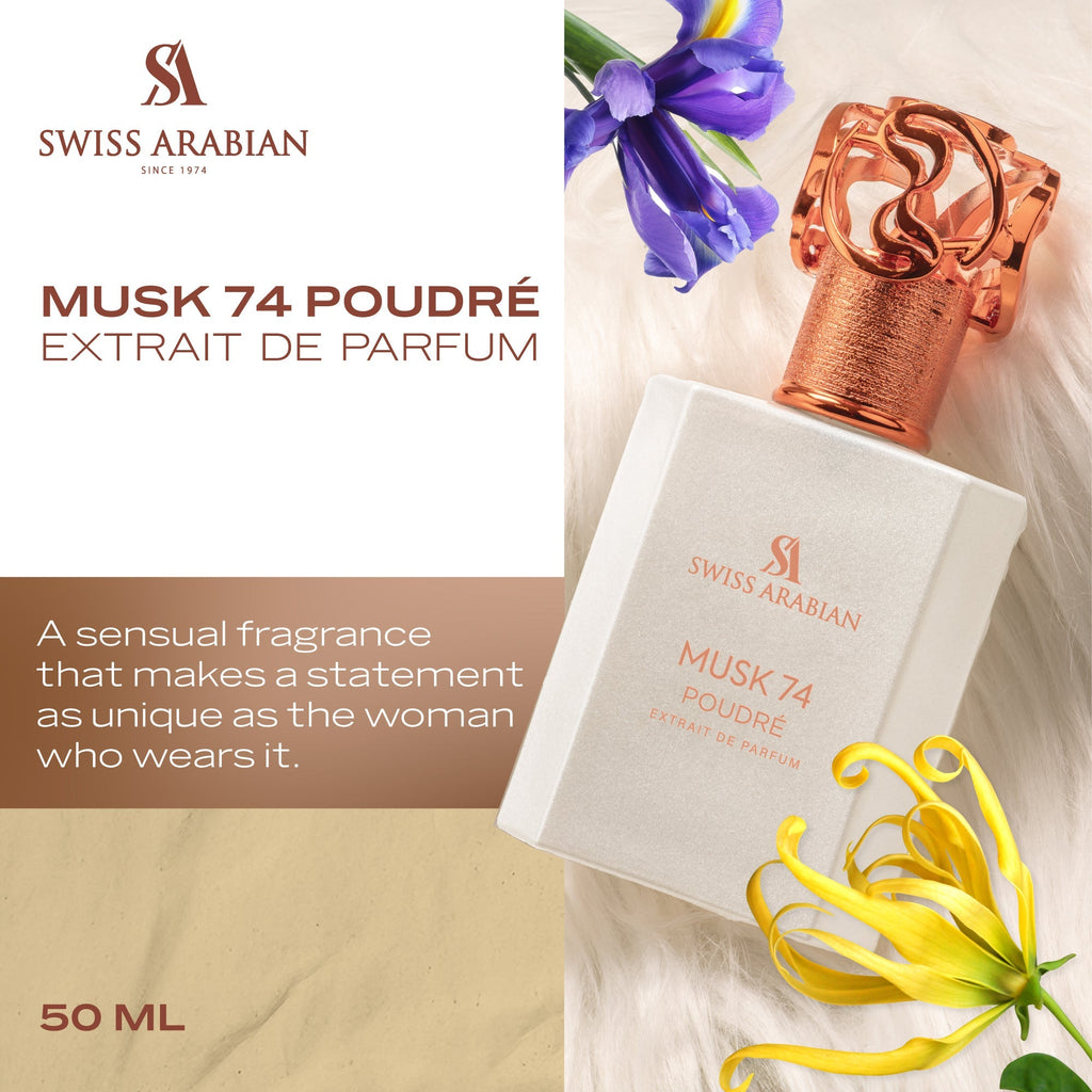 Musk 74 Poudré — visuel officiel 2