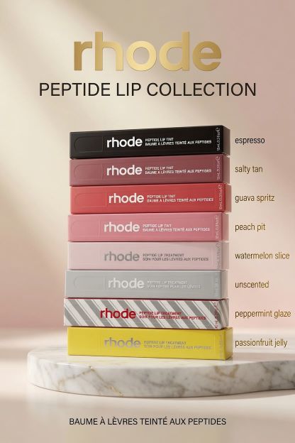 Rhode Peptide Lip Collection — les 8 baumes signés Hailey Bieber