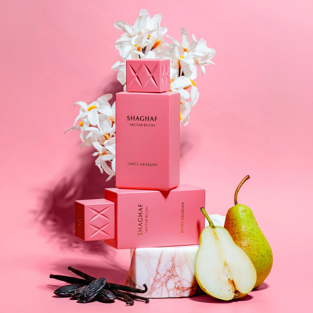 Shaghaf Nectar Blush EDP — visuel officiel 2