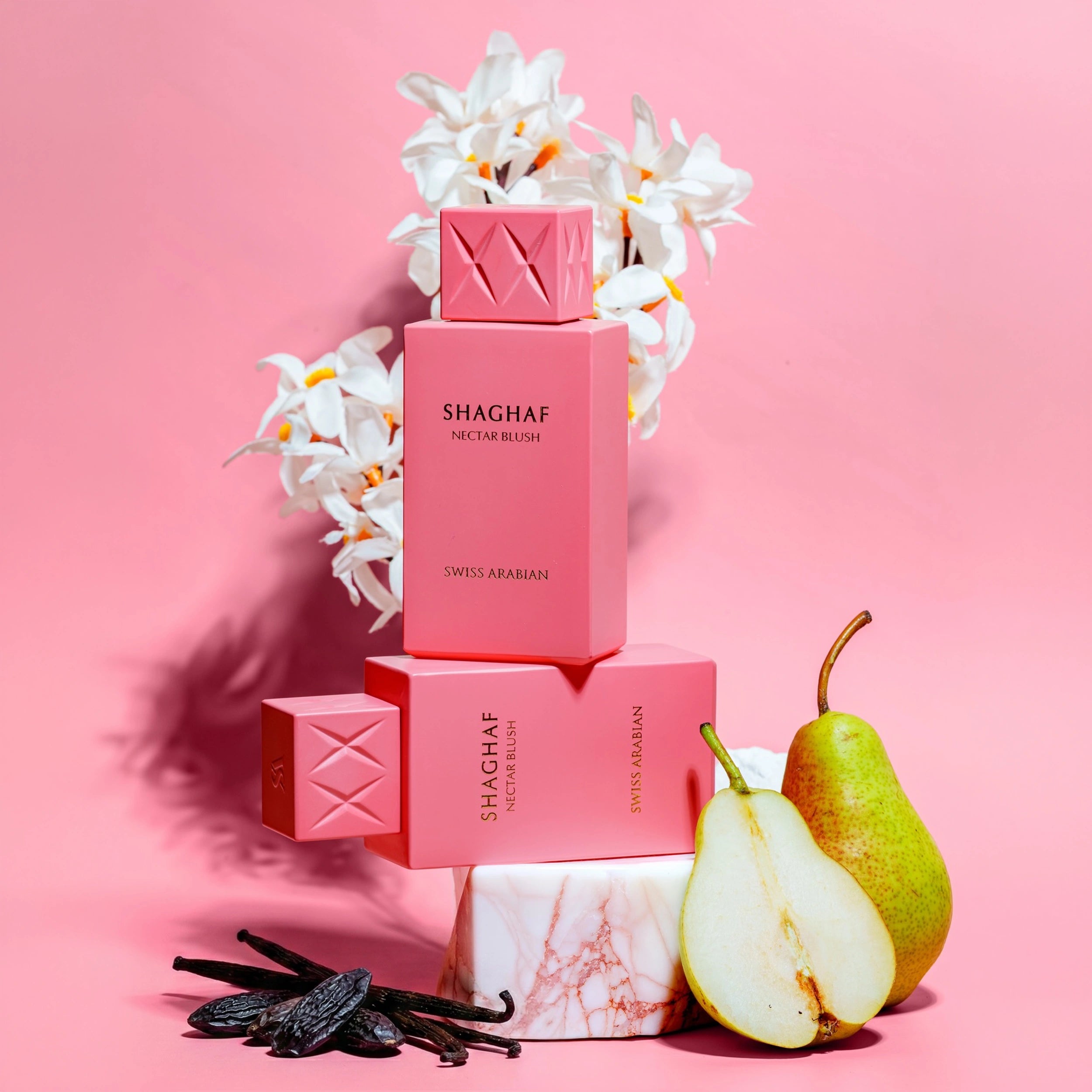 Shaghaf Nectar Blush EDP — visuel officiel 2