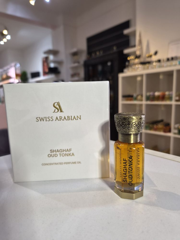 Shaghaf Oud Tonka Huile 12 ml — Swiss Arabian