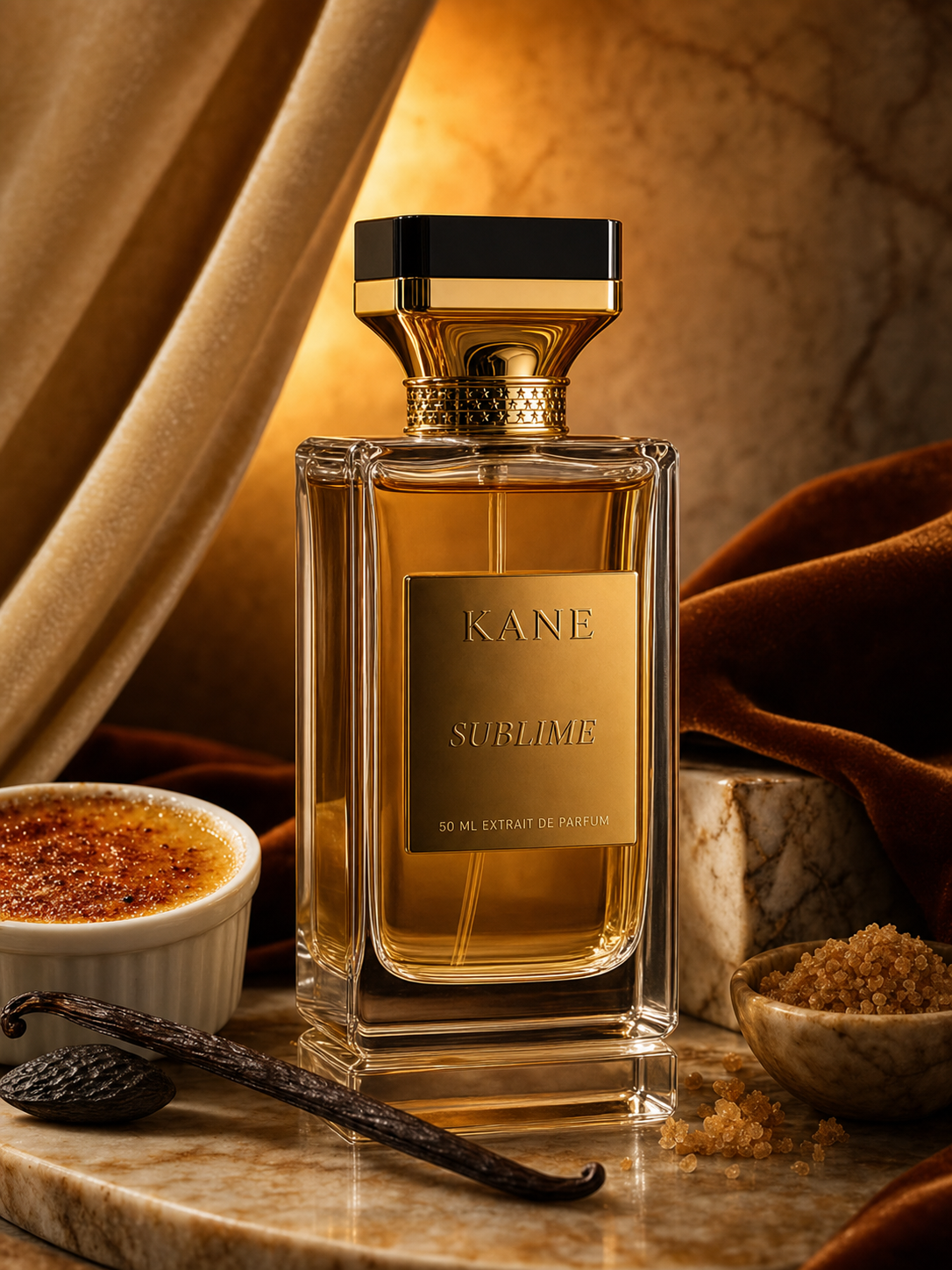 Sublime parfum inspiré de Jonathan Blanc Délicieuse Crème Brûlée - extrait de parfum 50ml